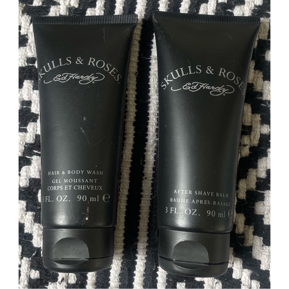 Ed Hardy Skull & Roses After Shave Balm & Body Wash - Picture 1 of 6